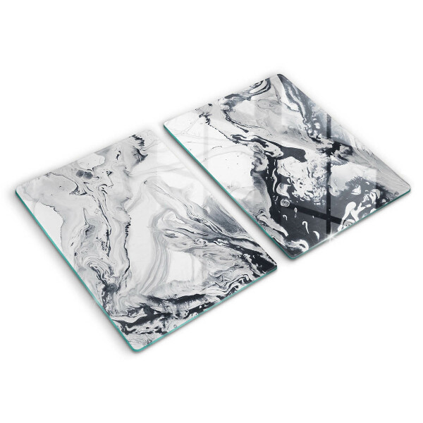 Zaščitna plošča za štedilnik Abstrakcija črnila