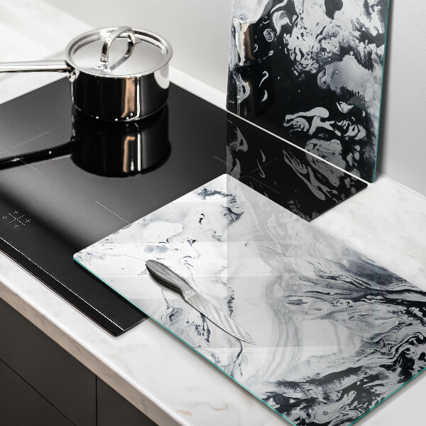 Zaščitna plošča za štedilnik Abstrakcija črnila