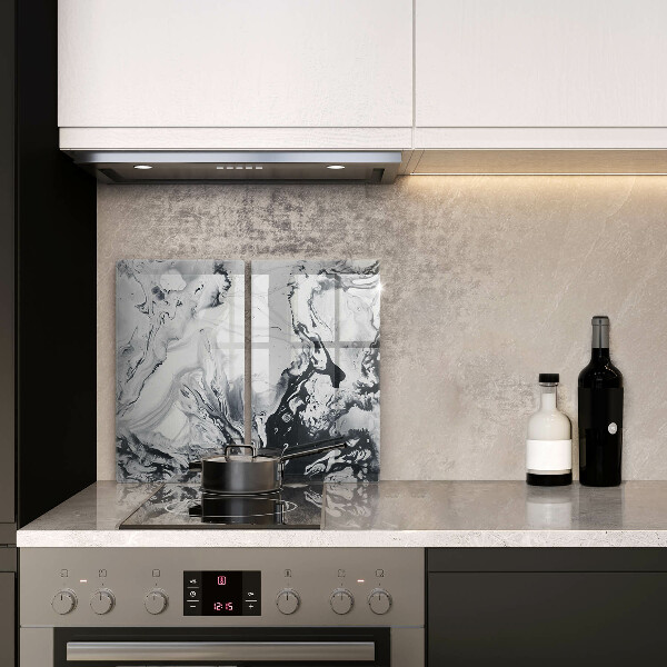 Zaščitna plošča za štedilnik Abstrakcija črnila