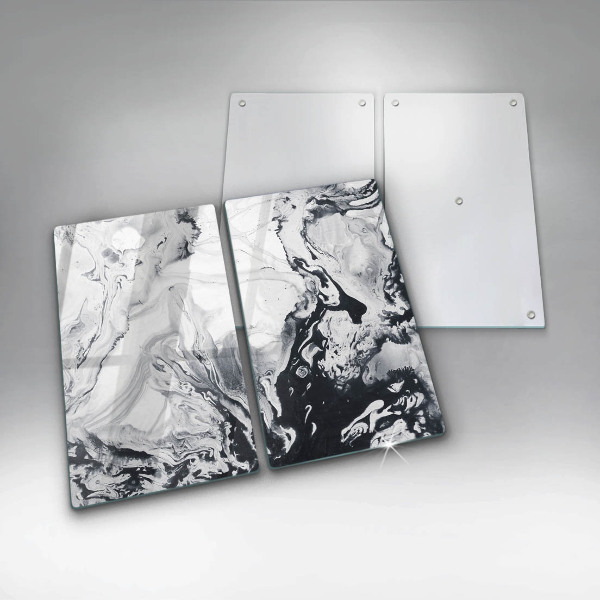 Zaščitna plošča za štedilnik Abstrakcija črnila