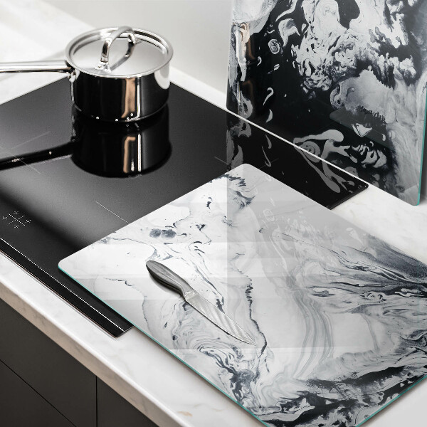 Zaščitna plošča za štedilnik Abstrakcija črnila