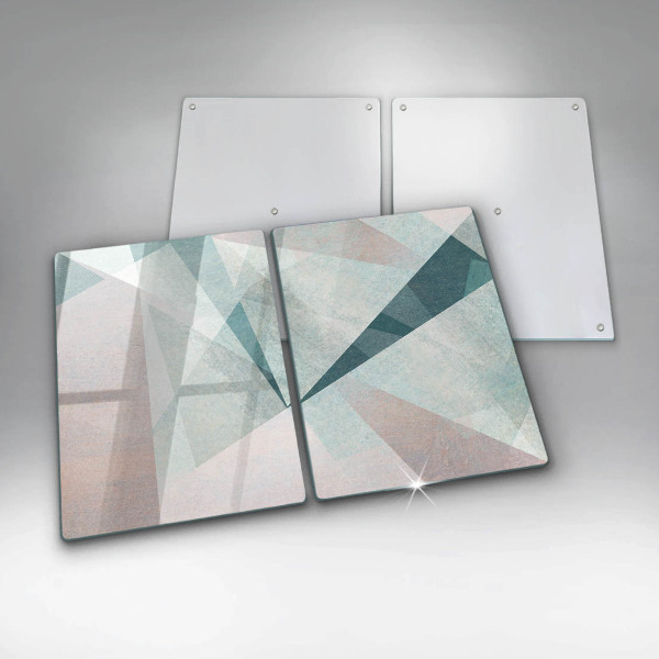 Zaščitna plošča za štedilnik Ostra abstrakcija