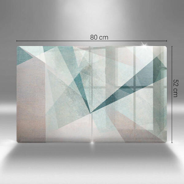 Zaščitna plošča za štedilnik Ostra abstrakcija