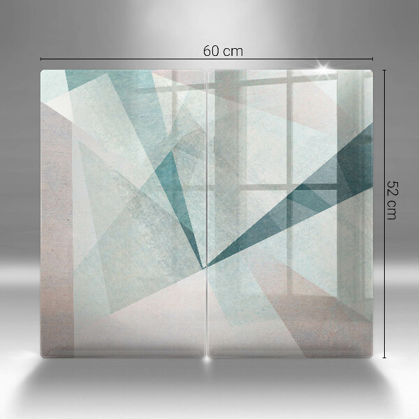 Zaščitna plošča za štedilnik Ostra abstrakcija