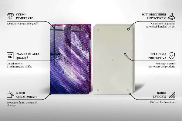 Zaščitna plošča za štedilnik Barvna abstrakcija