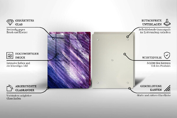 Zaščitna plošča za štedilnik Barvna abstrakcija