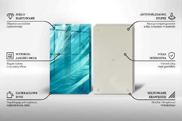 Zaščitna plošča za štedilnik Nežno perje