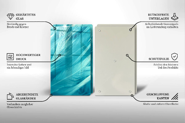 Zaščitna plošča za štedilnik Nežno perje