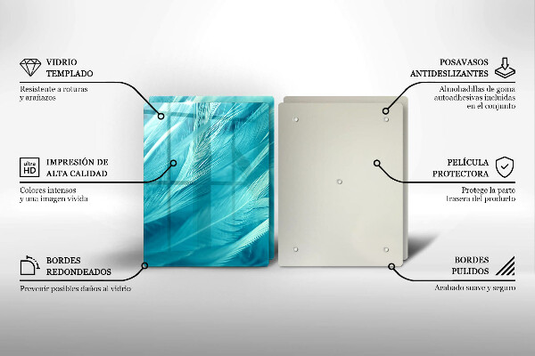 Zaščitna plošča za štedilnik Nežno perje