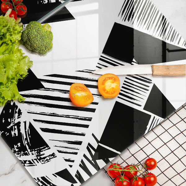 Zaščitna plošča za štedilnik Geometrijski trikotniki