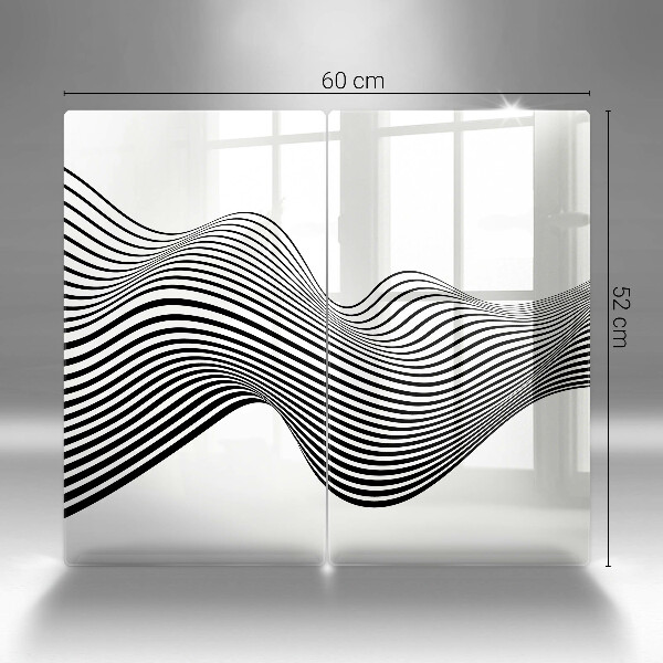 Zaščitna plošča za štedilnik Linearna abstrakcija