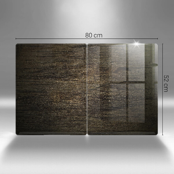 Zaščitna plošča za štedilnik Tekstura lesnega lubja