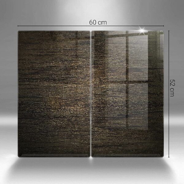 Zaščitna plošča za štedilnik Tekstura lesnega lubja