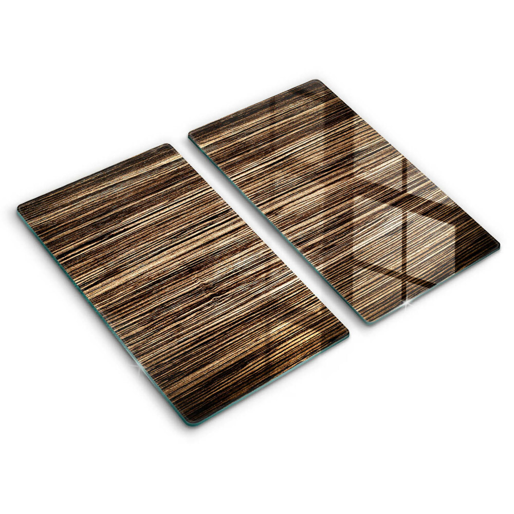 Zaščitna plošča za štedilnik Tekstura lesa