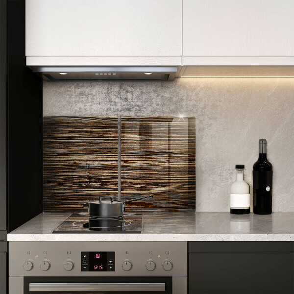 Zaščitna plošča za štedilnik Tekstura lesa