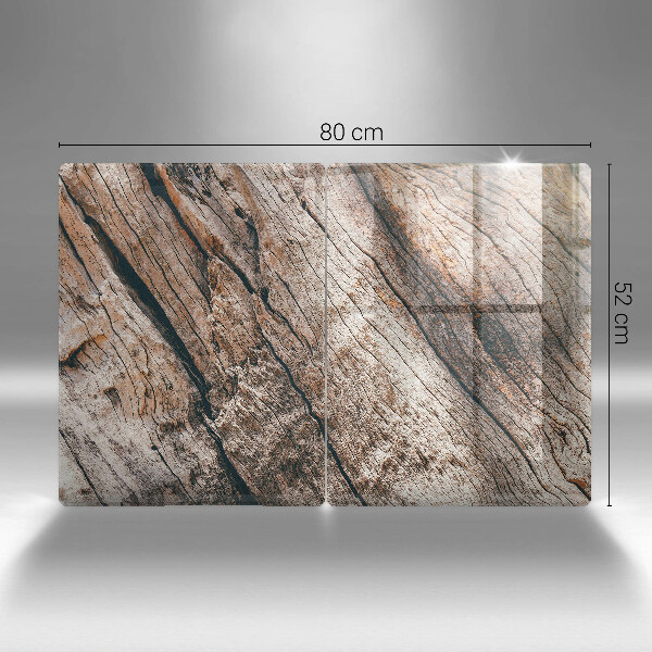 Zaščitna plošča za štedilnik Struktura lesa