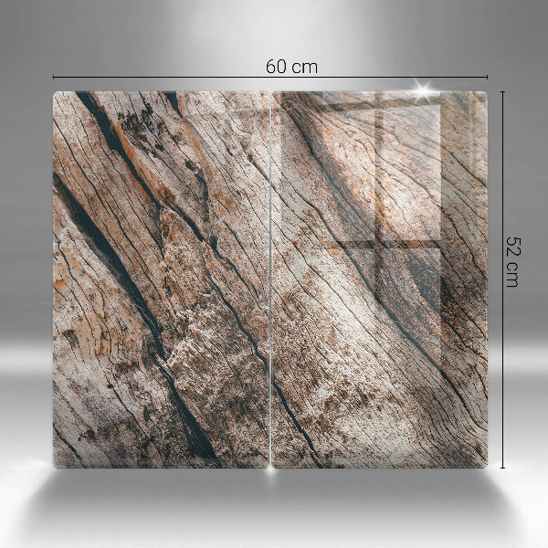 Zaščitna plošča za štedilnik Struktura lesa