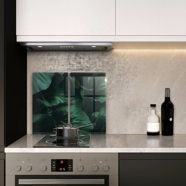 Zaščitna plošča za štedilnik Divji temni listi