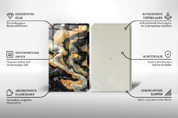 Zaščitna plošča za štedilnik Abstraktna struktura