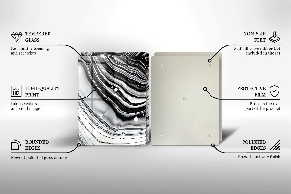 Zaščitna plošča za štedilnik Abstrakcija črnila