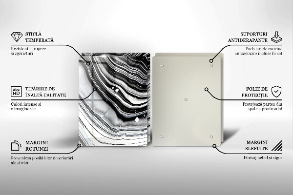 Zaščitna plošča za štedilnik Abstrakcija črnila