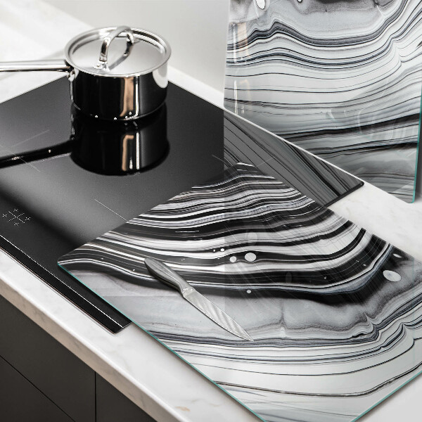 Zaščitna plošča za štedilnik Abstrakcija črnila