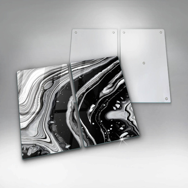 Zaščitna plošča za štedilnik Abstrakcija črnila