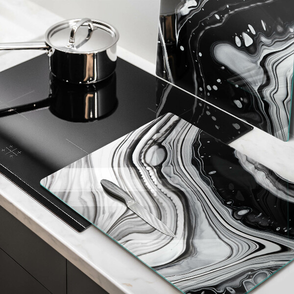 Zaščitna plošča za štedilnik Abstrakcija črnila