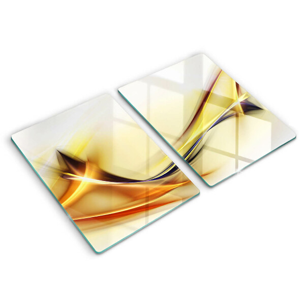 Stenska zaščitna plošča za štedilnik Abstraktne črte svetlobe