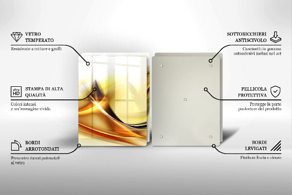 Stenska zaščitna plošča za štedilnik Abstraktne črte svetlobe