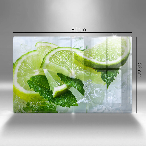 Zaščitna plošča za štedilnik Limetina meta in led