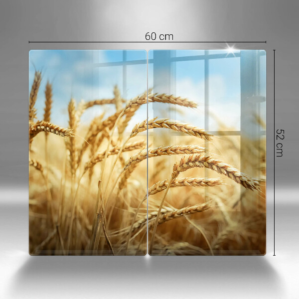 Zaščitna plošča za štedilnik Klasje žit na polju