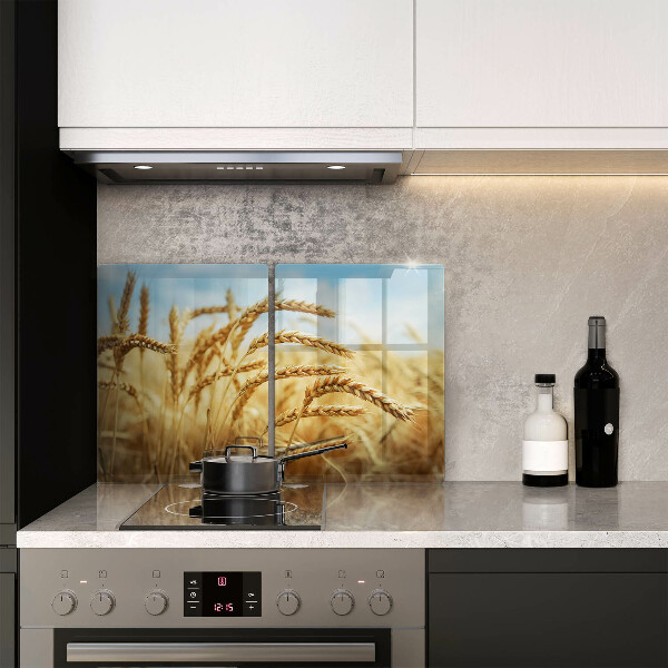 Zaščitna plošča za štedilnik Klasje žit na polju