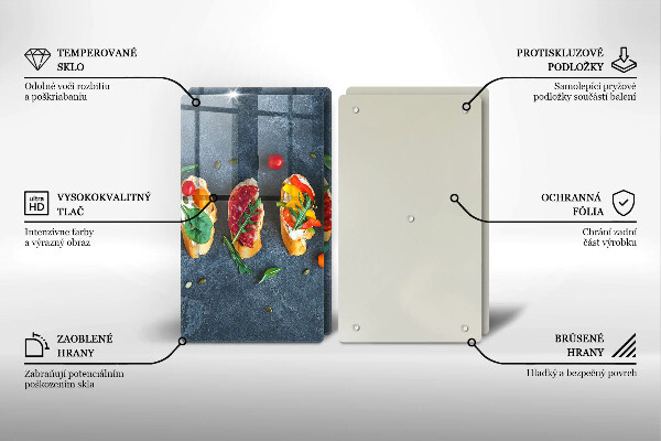 Zaščitna plošča za štedilnik Pisani sendviči