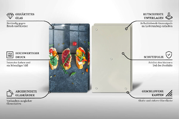 Zaščitna plošča za štedilnik Pisani sendviči