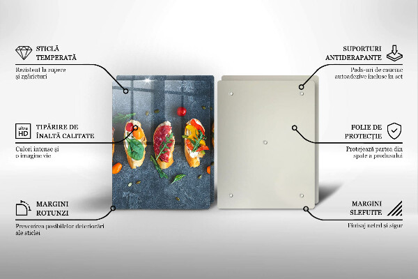 Zaščitna plošča za štedilnik Pisani sendviči