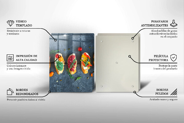 Zaščitna plošča za štedilnik Pisani sendviči