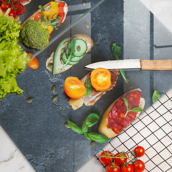 Zaščitna plošča za štedilnik Pisani sendviči