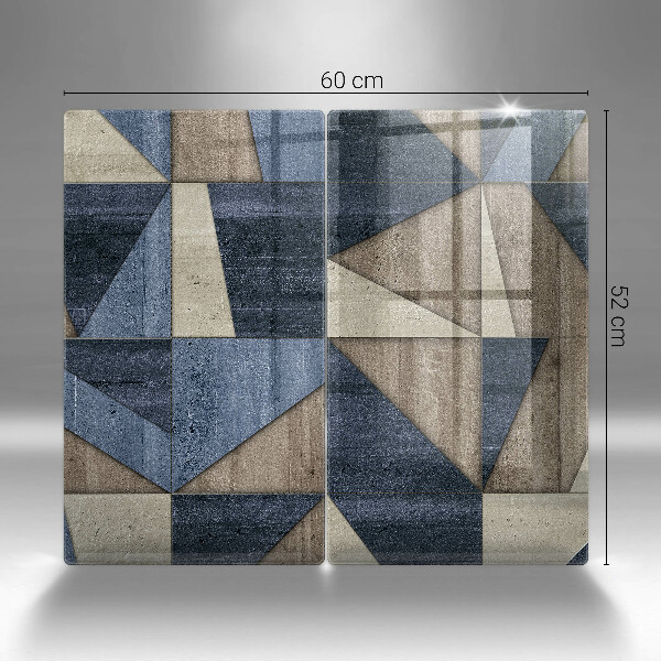 Zaščitna plošča za štedilnik Geometrijska abstrakcija