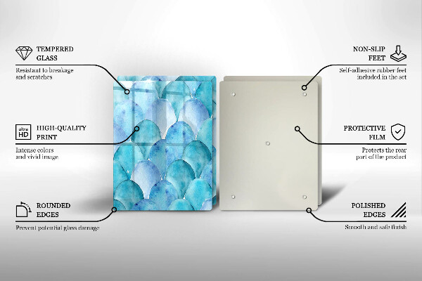 Zaščitna plošča za štedilnik Akvarelne lestvice