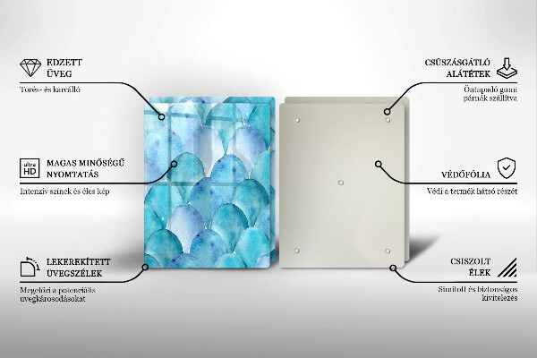 Zaščitna plošča za štedilnik Akvarelne lestvice