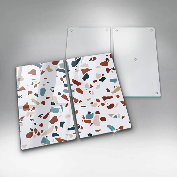 Zaščitna plošča za štedilnik Dekorativni kamen