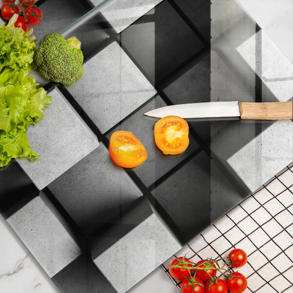 Zaščitna plošča za štedilnik 3D geometrijsko ozadje