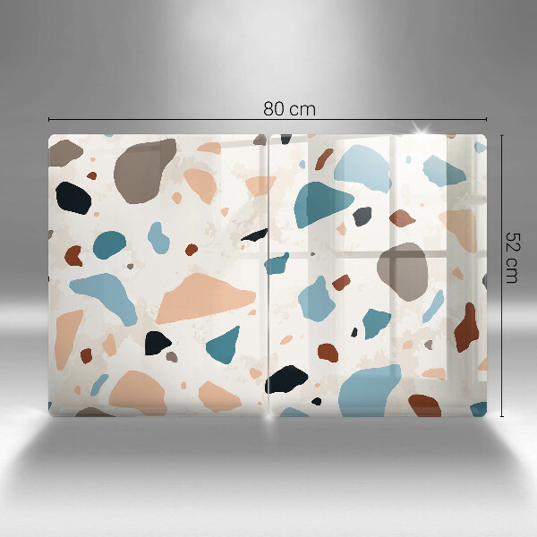 Zaščitna plošča za štedilnik Dekorativna kamenina