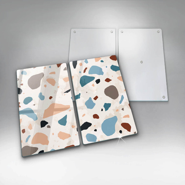 Zaščitna plošča za štedilnik Dekorativna kamenina