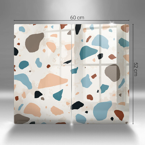 Zaščitna plošča za štedilnik Dekorativna kamenina