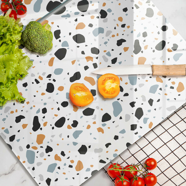 Zaščitna plošča za štedilnik Dekorativna kamenina