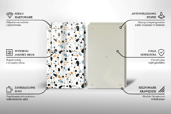 Zaščitna plošča za štedilnik Dekorativna kamenina