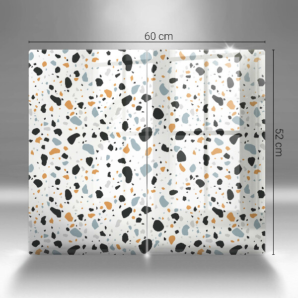 Zaščitna plošča za štedilnik Dekorativna kamenina
