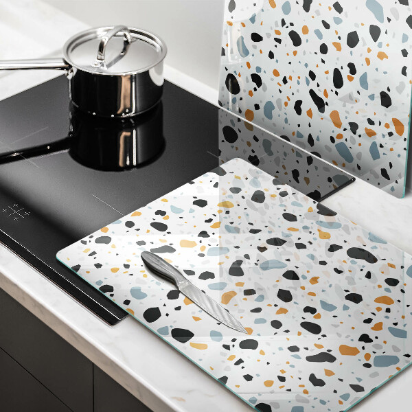 Zaščitna plošča za štedilnik Dekorativna kamenina